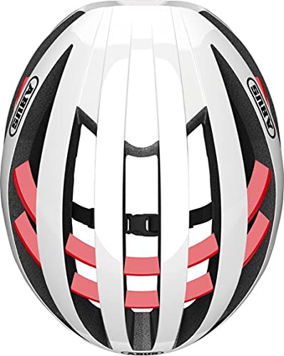 ABUS AVENTOR Quin Road Helm, Unisex, Polar White, L