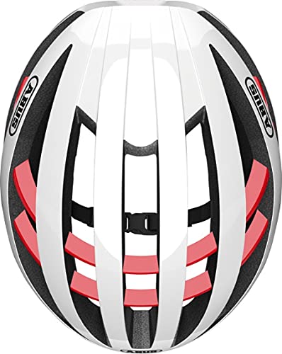 ABUS AVENTOR Quin Road Helm, Unisex, Polar White, L