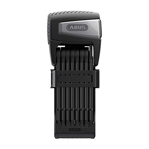 Abus Bordo 6500A / 110 SmartX, antirrobo plegable unisex adulto, negro, única