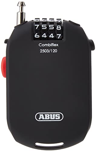 ABUS Combiflex 2503 Antirrobo Disco Moto, Unisex, Black, 120 cm
