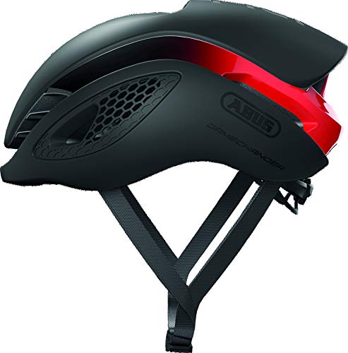 ABUS Gamechanger Fahrradhelm, Unisex, Negro(Black Red), M