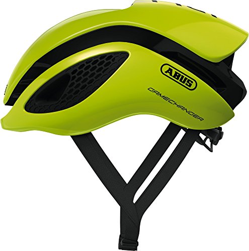 Abus Gamechanger Fahrradhelm, Unisex, Neon Yellow, M