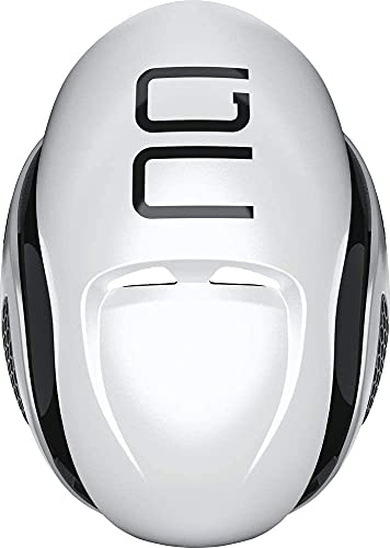 ABUS Silver White M Casco, Adultos Unisex, Blanco (Blanco)