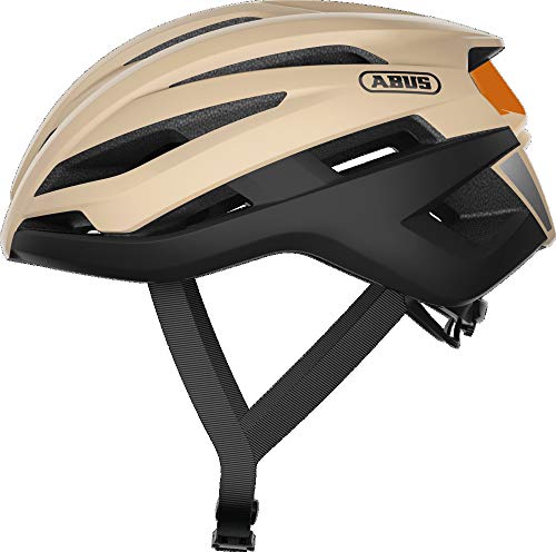 ABUS TrailPaver Mountainbike Helm, Unisex Adulto, Negro(Beige Black), S