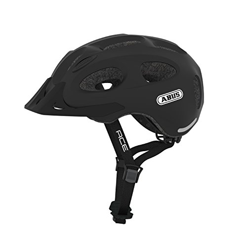 Abus Youn-I Ace Fahrradhelm, Unisex, Velvet Black, L