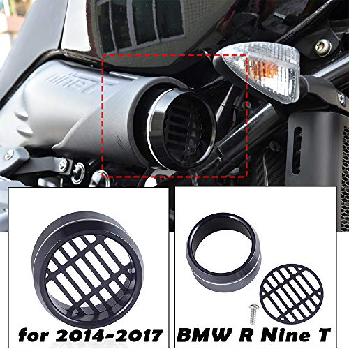 Accesorios de moto Para RnineT 2014 2015 2016 CNC Filtro de entrada de aire Cubierta de malla Guard Bellmouth R Nine T R NineT R9T