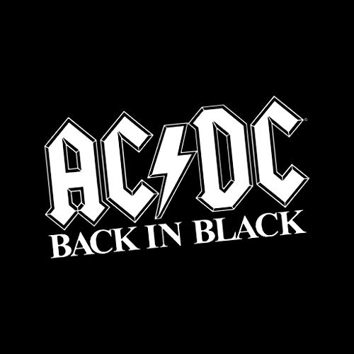 AC/DC Back In Black Men's Hooded Sweatshirt