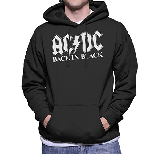 AC/DC Back In Black Men's Hooded Sweatshirt