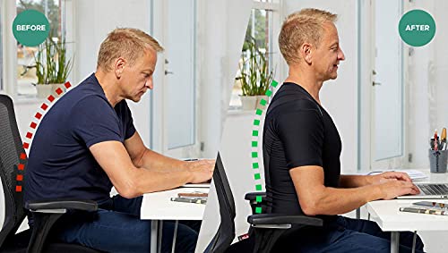 ActivePosture - Camiseta con Corrector de Postura para Espalda, Corrector de Hombros para Hombre, Cuenta con Tecnología Neuroband que Ayuda a Reducir Tensión, Dolor y Mejora la Postura.