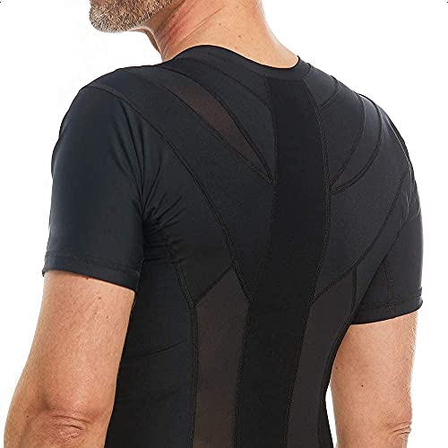 ActivePosture - Camiseta con Corrector de Postura para Espalda, Corrector de Hombros para Hombre, Cuenta con Tecnología Neuroband que Ayuda a Reducir Tensión, Dolor y Mejora la Postura.