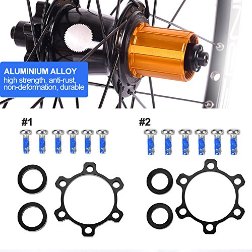 Adaptador de Cubo de Bicicleta, Adaptador de Conversión de Cubo de Bicicleta Adaptador de Bujes Delantero 100 * 15 a 110 * 15 - Trasero 142 * 12 a 148 * 12(100 * 15 mm a 110 * 15 mm (para frente))