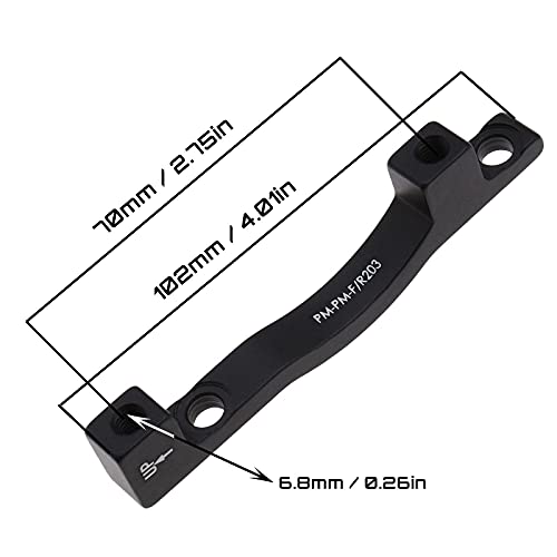 Adaptador de freno de disco ultraligero FM Flat PM Post Mount IS estándar internacional aleación de aluminio 180mm poste delantero/poste