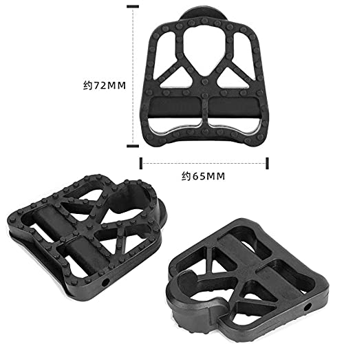 Adaptador De Pedal De Bicicleta, Tacos para Calzado De Bicicleta, Adaptador De Plataforma Automático, Compatible con Tacos De Bicicleta, para Pedales Compatibles con Shimano SPD -SL/Look