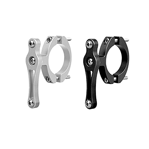 Adaptador Portabotellas Portavasos MTB Bicicleta Portabidón de Aluminio para Montaje en Cuadro de Bicicleta Adaptador de Portabidón para Bicicleta Carretera de Aluminio 2 Piezas para MTB, Bicicletas