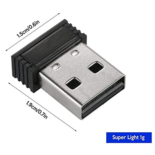 Adaptador USB ANT+Stick Dongle Transmisor USB Receptor Mini Tamaño Ciclismo Receptor Inalámbrico para Garmin, Bkool, Wahoo, Zwift (negro)