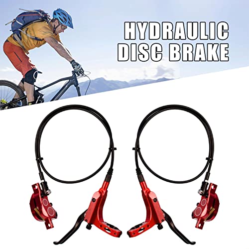 adgfd Juego de Freno de Disco hidráulico - Juego de Freno de Disco hidráulico Delantero y Trasero de Aluminio Piezas hidráulicas de Freno de Repuesto automotriz para Bicicleta de montaña