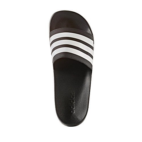 adidas Adilette Shower Stripes, Chanclas Hombre, Core Black Footwear White 01, 42 EU