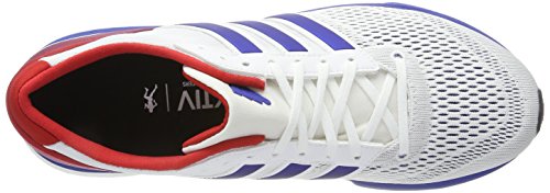 adidas Adizero Boston 6 Aktiv, Zapatillas de Deporte Unisex Adulto, Blanco (Ftwbla/Reauni/Escarl), 46 EU