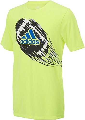 Adidas Boys' Dynamic Sport T-Shirt (Bright Yellow, L)