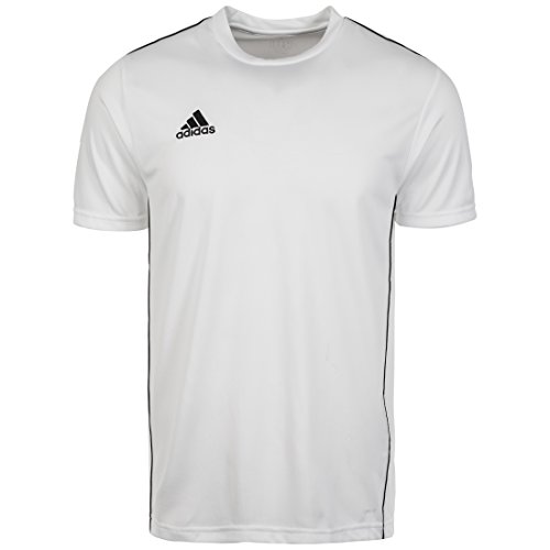 adidas CORE18 JSY T-Shirt, Hombre, White/Black, L