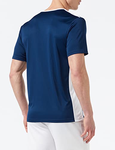 adidas Entrada 18 JSY T-Shirt, Hombre, Dark Blue/White, M