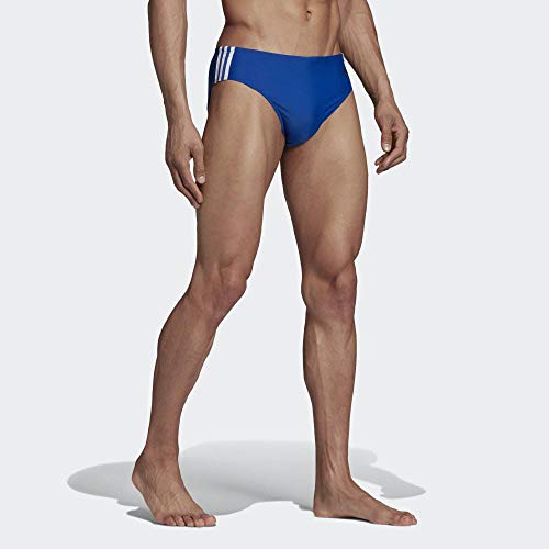 adidas Fitness 3 Bandas Bañador Slip, Hombre, Azul (Collegiate Royal/White), 2