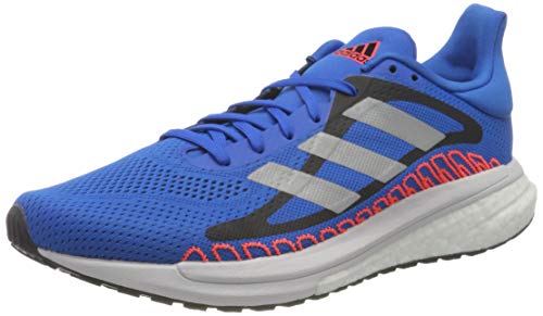 adidas Glide ST M, Zapatillas para Correr Hombre, Football Blue/Silver Met./Solar Red, 41 1/3 EU