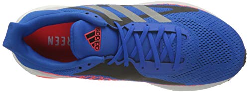 adidas Glide ST M, Zapatillas para Correr Hombre, Football Blue/Silver Met./Solar Red, 41 1/3 EU