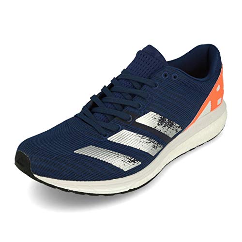 ADIDAS HJ629-EG6639, Zapatillas de Gimnasio Hombre, Indigo/Plata Metálico/Negro, 42 2/3 EU