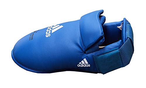 adidas Martial Arts Foot, Protector de pie para Artes Marciales Karate WKF Hombre, Rojo, Medium