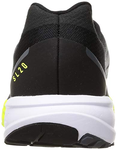 adidas SL20.2 M, Zapatillas de Running Hombre, NEGBÁS/NEGBÁS/Amasol, 43 1/3 EU