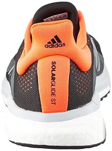 adidas Solar Glide 4 ST M, Zapatillas de Running Hombre, NEGBÁS/Gridos/Rojsol, 45 1/3 EU