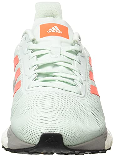 Adidas Solar Glide ST 19 W, Zapatillas Running Mujer, Azul Dash Green Signal Coral Dove Grey, 38 2/3 EU