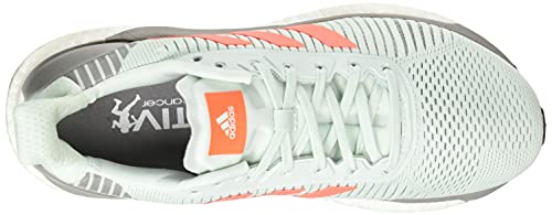 Adidas Solar Glide ST 19 W, Zapatillas Running Mujer, Azul Dash Green Signal Coral Dove Grey, 38 2/3 EU