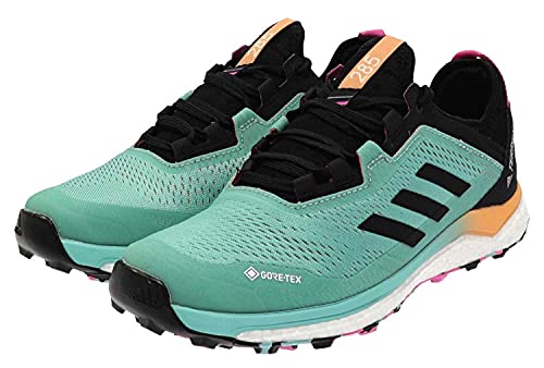 adidas Terrex Agravic Flow GTX W, Zapatillas de Trail Running Mujer, MENACI/NEGBÁS/ROSCHI, 37 2/3 EU