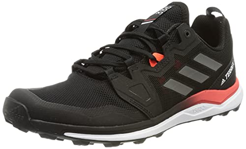 adidas Terrex Agravic, Zapatillas de Trail Running Hombre, NEGBÁS/Gricua/Rojsol, 44 2/3 EU