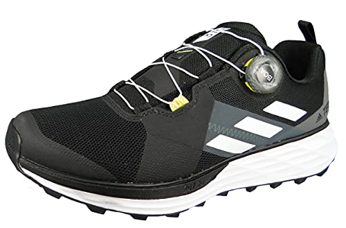 adidas Terrex Two Boa, Zapatillas de Trail Running Hombre, NEGBÁS/Balcri/Amasol, 47 1/3 EU