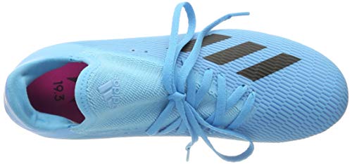 adidas X 19.3 FG J, Zapatillas de Fútbol, Azul (Bright Cyan/Core Black/Shock Pink Bright Cyan/Core Black/Shock Pink), 34 EU
