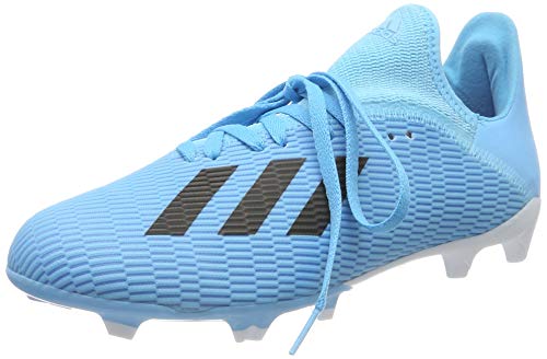 adidas X 19.3 FG J, Zapatillas de Fútbol Hombre, Azul (Bright Cyan/Core Black/Shock Pink Bright Cyan/Core Black/Shock Pink), 36 EU