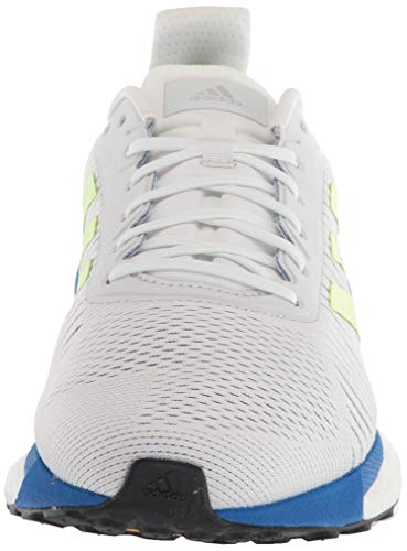 adidas Zapatillas Solar Glide St 19 M para hombre, Cristal Blanco/Verde Señal/Azul Glory,