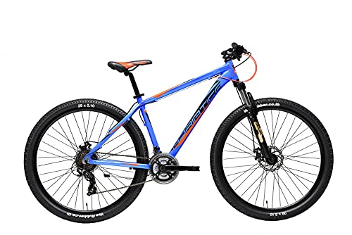 Adriatica Bicicleta de montaña Wing RCK de 29 pulgadas, 21 velocidades, frenos de disco, color azul, 42 cm, tamaño del cuadro
