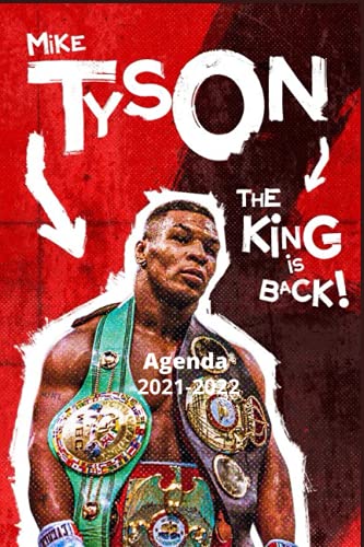 Agenda 2021-2022: Agenda 2021-2022 thème Mike Tyson 6x9 po très pratique 186 pages (complet)