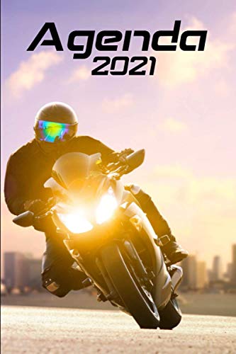 Agenda 2021 Moto: Agenda 2021 Semainier Motocross format A5 Planificateur organisateur hebdomadaire mensuel - Agenda professionnel - Agenda de poche ... 2 pages - cadeaux pour motard biker lovers