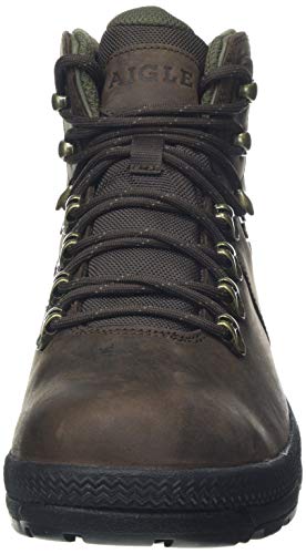 Aigle Tenere Light Retro GTX, Zapatos de High Rise Senderismo Hombre, Negro (Coffee/Verykaki 001), 45 EU