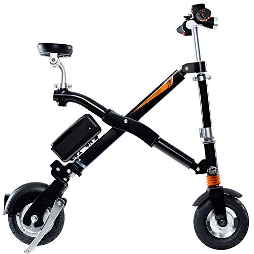 Airwheel Bicicleta eléctrica plegable E6 con batería desmontable (negro)