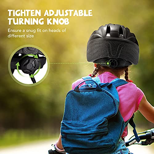 AKASO Casco Niños Casco Bici Niños para1-8 Años, Ajustable Casco Infantil Ligero 200g/ Transpirable para Bicicleta/Patineta/Scooter