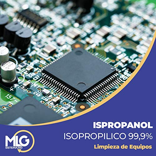 Alcohol Isopropílico 99,9% 1000ml | IPA de Limpieza | Ideal para limpieza para componentes electrónicos