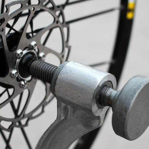 Aleación de Aluminio Sujeta Bicis Suelo,Soporte para Reparacion Bicicletas Ajustable, Ligero, Portátil Soporte Taller Bicicleta para El Mantenimiento De La Tienda En El Hogar Portátil De Altura A