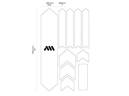 All Mountain Style AMS Protector de Cuadro Extra, Adultos Unisex, Montana Transparente