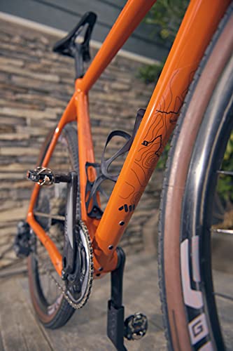 All Mountain Style AMS Protector de Cuadro Gravel/Road, Unisex-Adult, Sterrato Negro, Universal